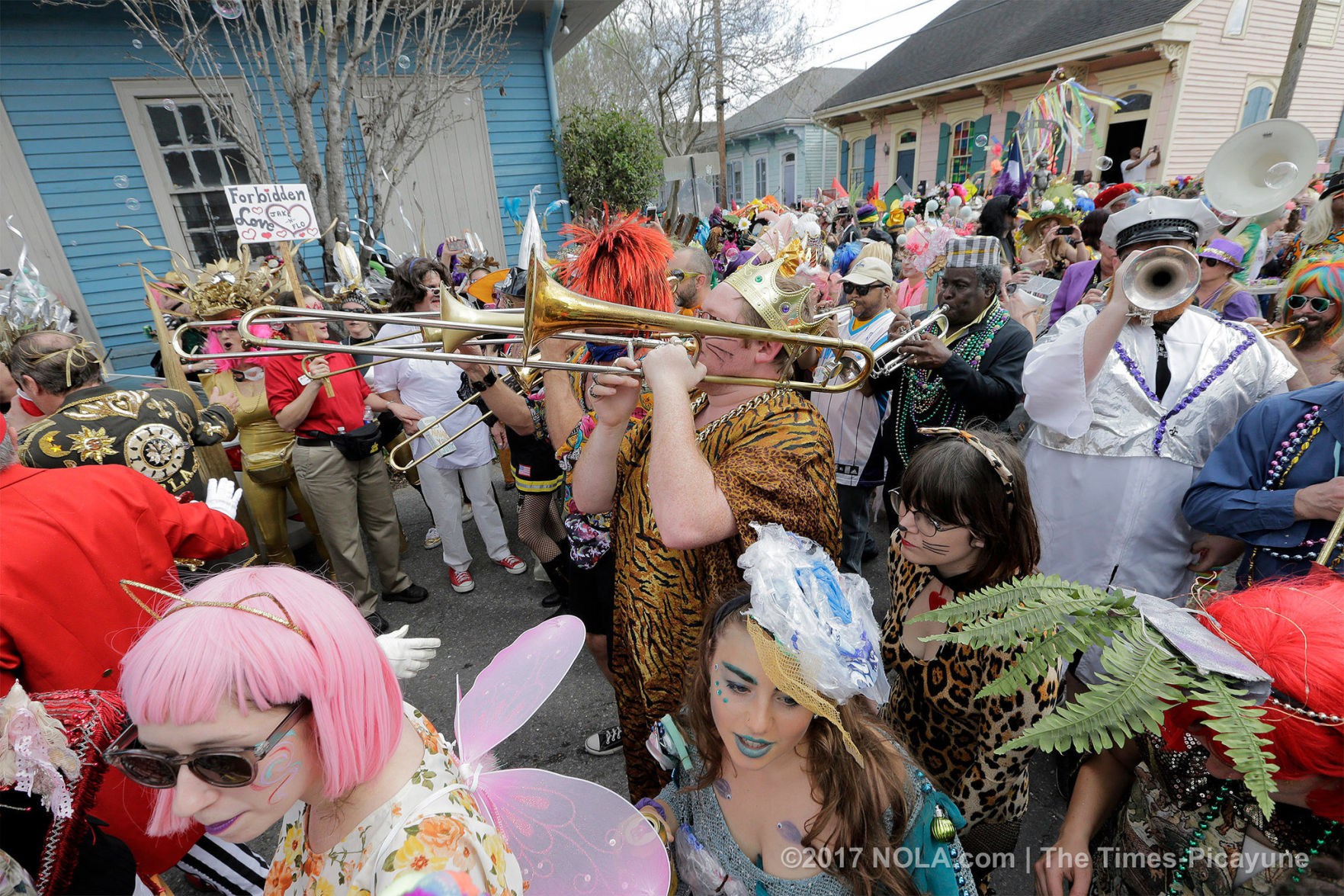 Mardi Gras: Societe de Sainte Anne meanders through New Orleans neighborhoods